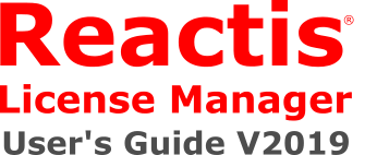 Reactis License Manager User's Guide